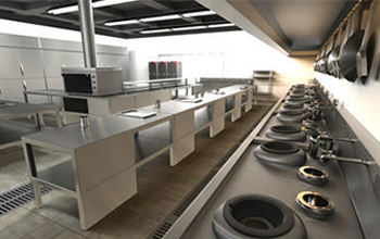 萬達威斯汀酒店廚房